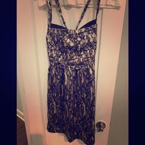 Cocktail satin dress